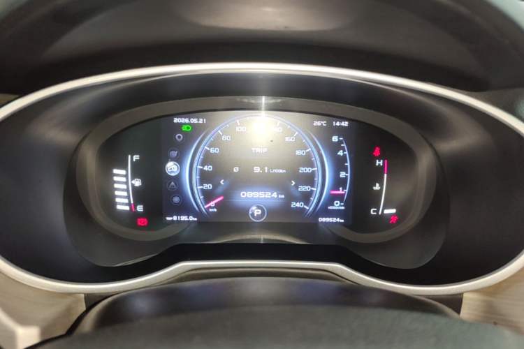 Used Geely Auto Emgrand X7 Sport 2020 1.8TD DCT Two-Wheel Drive Smart Connect 4G-Enabled Version Instrument Cluster