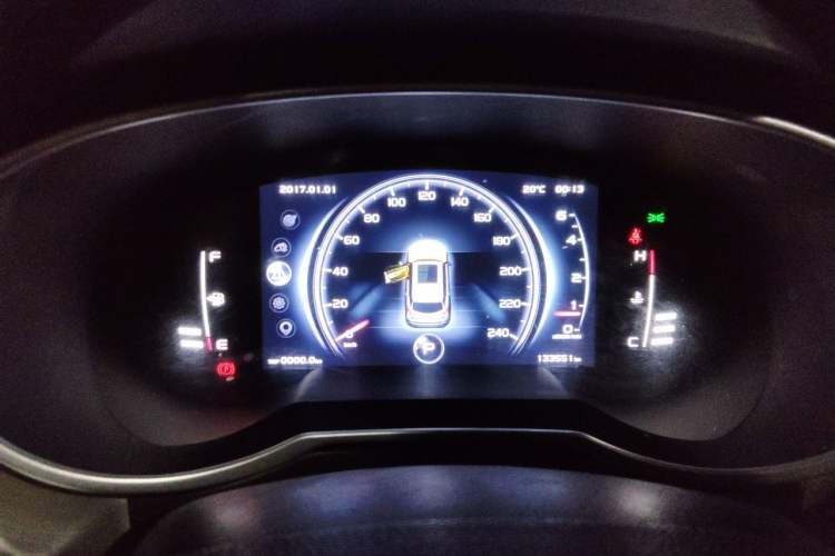 Used Geely Auto Emgrand X7 Sport 2020 1.8TD DCT Two-Wheel Drive Smart Connect 4G-Enabled Version Instrument Cluster