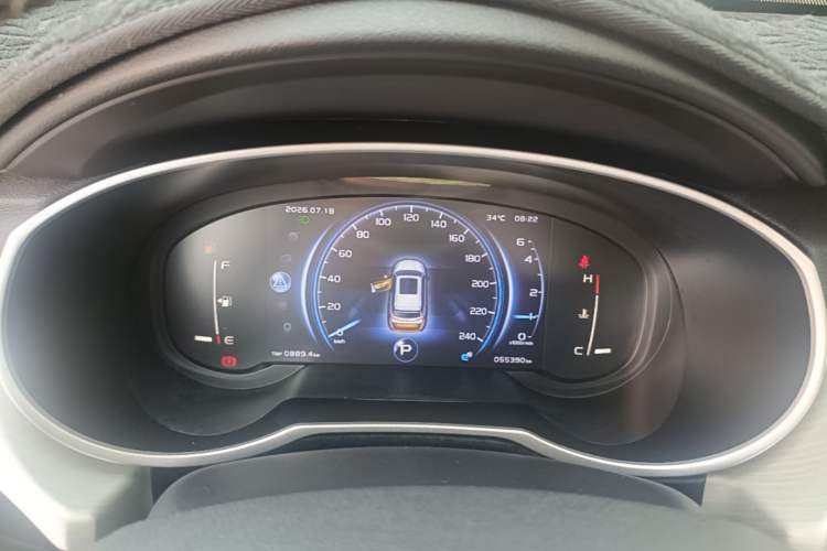 Used Geely Auto Emgrand X7 Sport 2020 1.8TD DCT Two-Wheel Drive Smart Connect 4G-Enabled Version Instrument Cluster