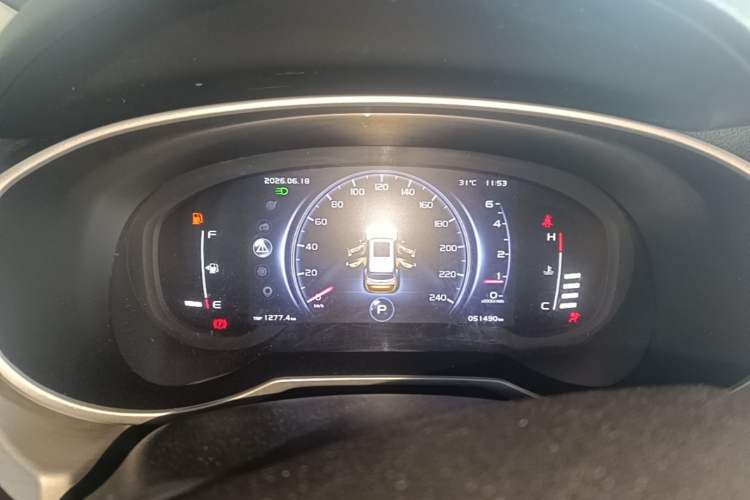Used Geely Auto Emgrand X7 Sport 2020 1.8TD DCT Two-Wheel Drive Smart Connect 4G-Enabled Version Instrument Cluster
