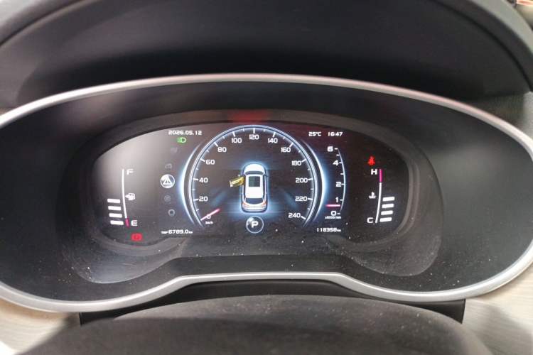 Used Geely Auto Emgrand X7 Sport 2020 1.8TD DCT Two-Wheel Drive Smart Connect 4G-Enabled Version Instrument Cluster