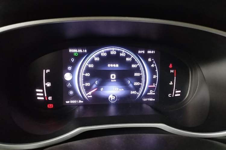 Used Geely Auto Emgrand X7 Sport 2020 1.8TD DCT Two-Wheel Drive Smart Connect 4G-Enabled Version Instrument Cluster