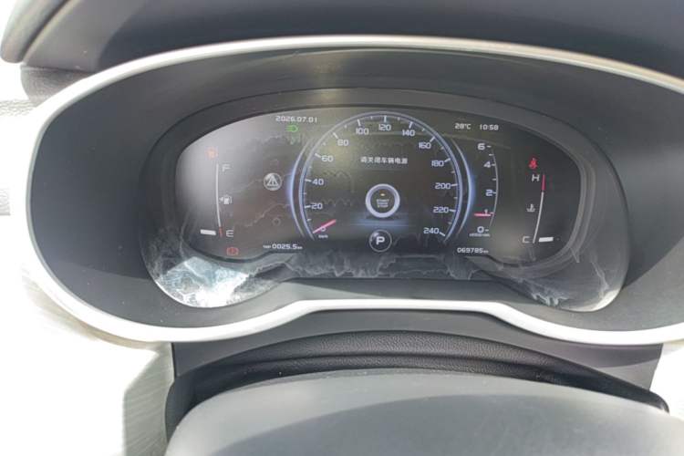 Used Geely Auto Emgrand X7 Sport 2020 1.8TD DCT Two-Wheel Drive Smart Connect 4G-Enabled Version Instrument Cluster