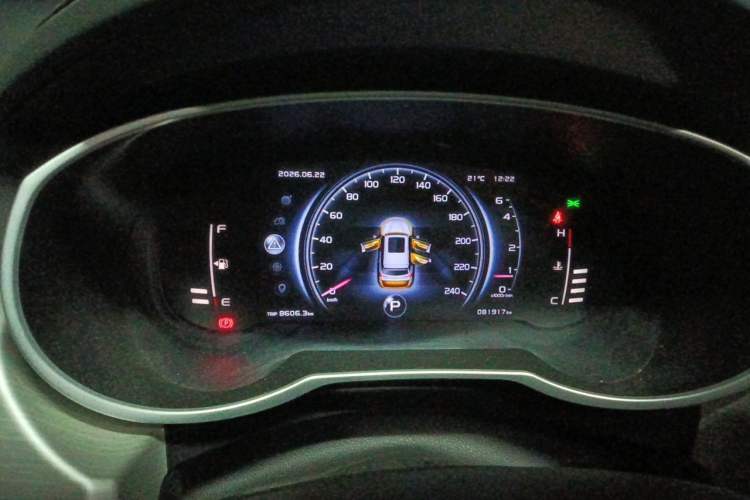 Used Geely Auto Emgrand X7 Sport 2020 1.8TD DCT Two-Wheel Drive Smart Connect 4G-Enabled Version Instrument Cluster