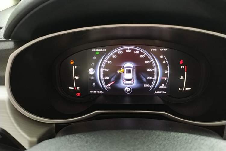 Used Geely Auto Emgrand X7 Sport 2020 1.8TD DCT Two-Wheel Drive Smart Connect 4G-Enabled Version Instrument Cluster