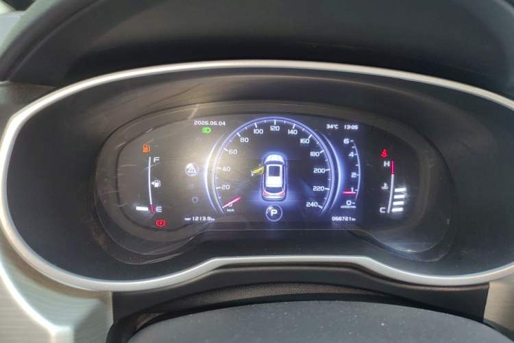 Used Geely Auto Emgrand X7 Sport 2020 1.8TD DCT Two-Wheel Drive Smart Connect 4G-Enabled Version Instrument Cluster