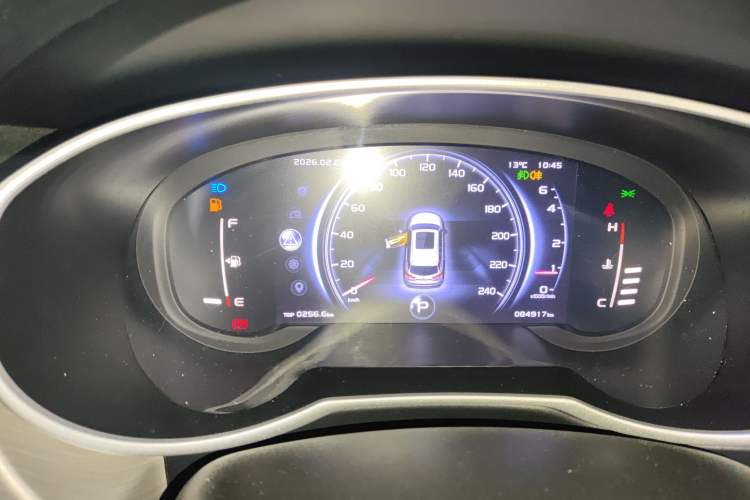 Used Geely Auto Emgrand X7 Sport 2020 1.8TD DCT Two-Wheel Drive Smart Connect 4G-Enabled Version Instrument Cluster