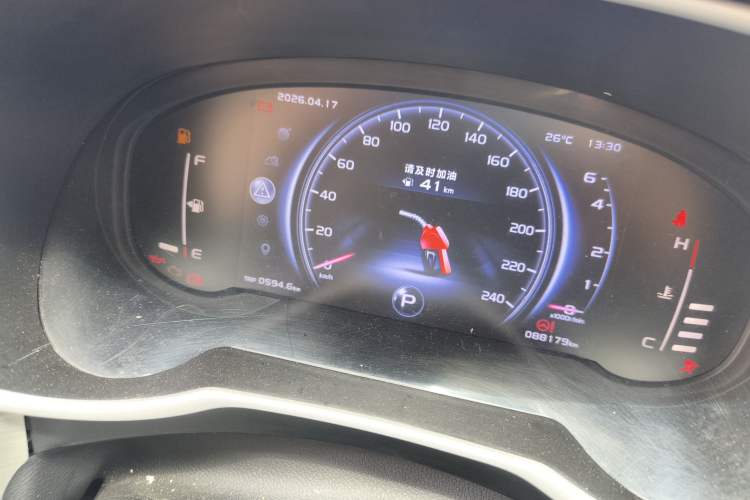 Used Geely Auto Emgrand X7 Sport 2020 1.8TD DCT Two-Wheel Drive Smart Connect 4G-Enabled Version Instrument Cluster