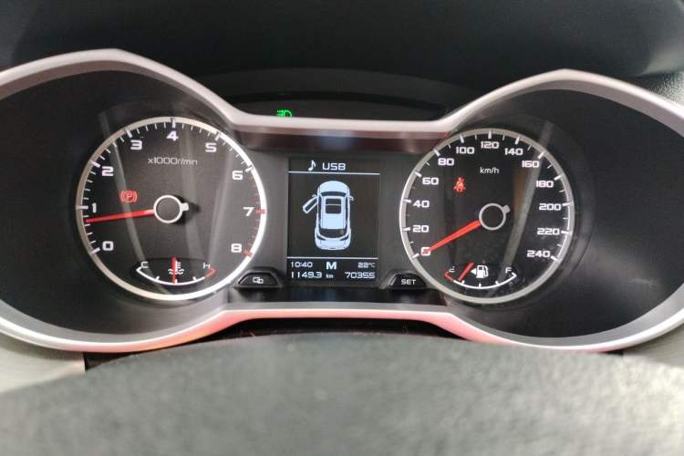 Used Geely Auto Emgrand X7 Sport 2020 1.8TD Manual Two-Wheel Drive Elite Version Instrument Cluster