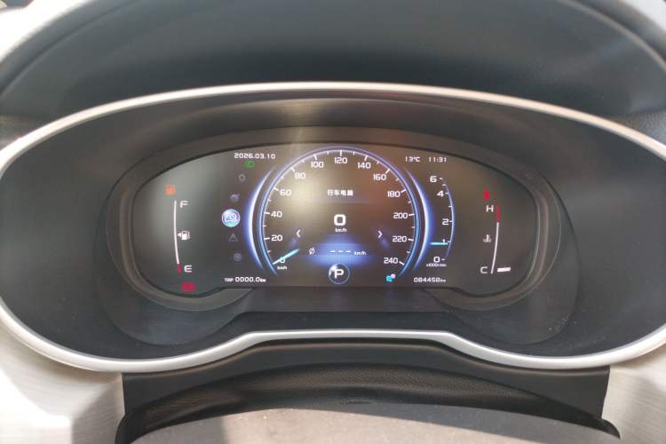 Used Geely Auto Emgrand X7 Sport 2020 1.8TD DCT Two-Wheel Drive Smart Connect 4G-Enabled Version Instrument Cluster