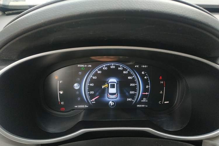 Used Geely Auto Emgrand X7 Sport 2020 1.8TD DCT Two-Wheel Drive Smart Connect 4G-Enabled Version Instrument Cluster