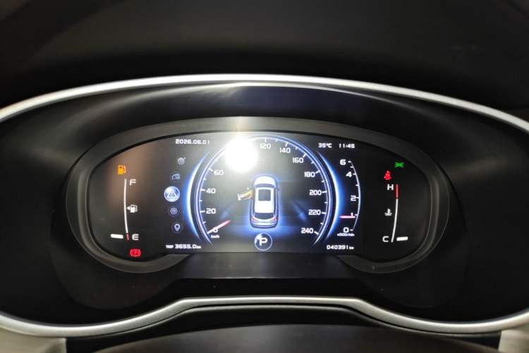 Used Geely Auto Emgrand X7 Sport 2020 1.8TD DCT Two-Wheel Drive Smart Connect 4G-Enabled Version Instrument Cluster