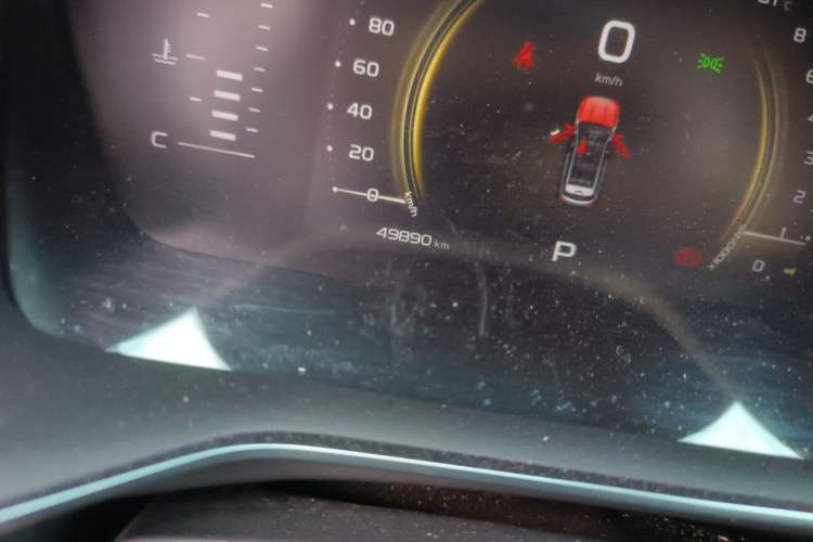 Used Geely Auto Emgrand X7 Sport 2020 1.5TD Automatic Smart Connect PRO Odometer Close Up