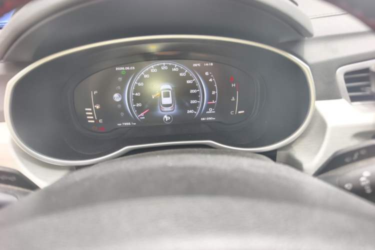 Used Geely Auto Emgrand X7 Sport 2020 1.8TD DCT Two-Wheel Drive Smart Connect 4G-Enabled Version Odometer Close Up
