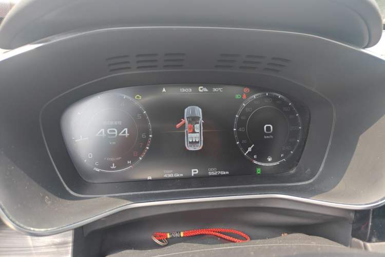 Used Geely Auto Emgrand X7 Sport 2020 1.8TD DCT ZhiZun PRO Odometer Close Up