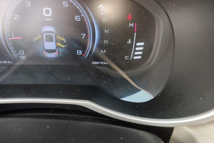 Used Geely Auto Emgrand X7 Sport 2020 1.8TD DCT Two-Wheel Drive Smart Connect 4G-Enabled Version Odometer Close Up
