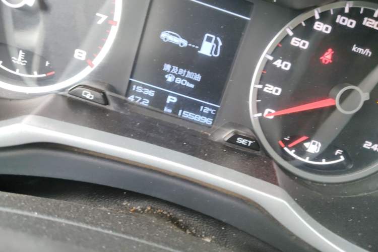 Used Geely Auto Emgrand X7 Sport 2020 1.8TD DCT Two-Wheel Drive Zhiya Model Odometer Close Up