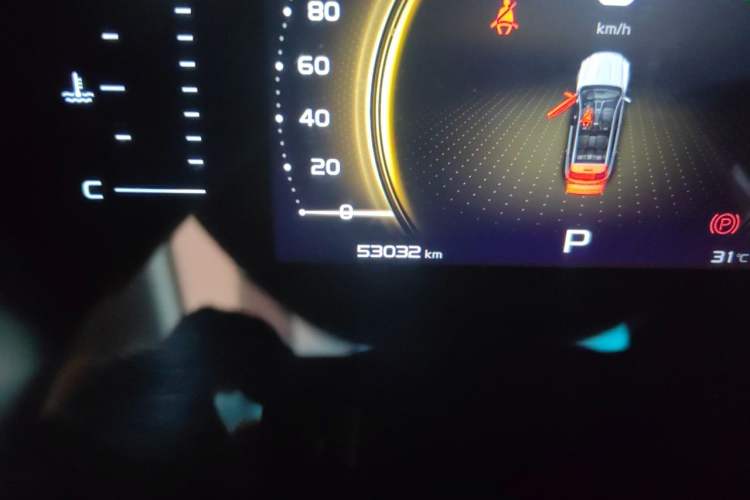 Used Geely Auto Emgrand X7 Sport 2020 1.8TD DCT Smart PRO Odometer Close Up