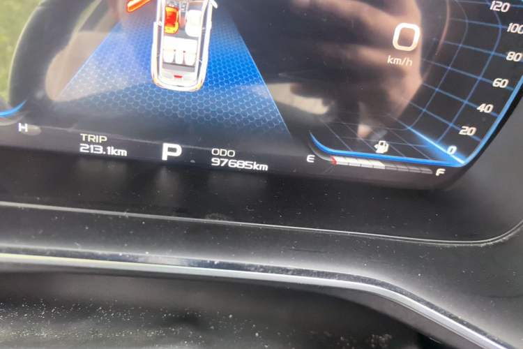Used Geely Auto Emgrand X7 Sport 2020 1.8TD DCT ZhiZun PRO Odometer Close Up