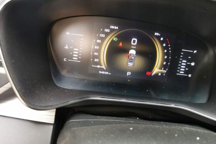 Used Geely Auto Emgrand X7 Sport 2020 1.8TD DCT Smart PRO Odometer Close Up