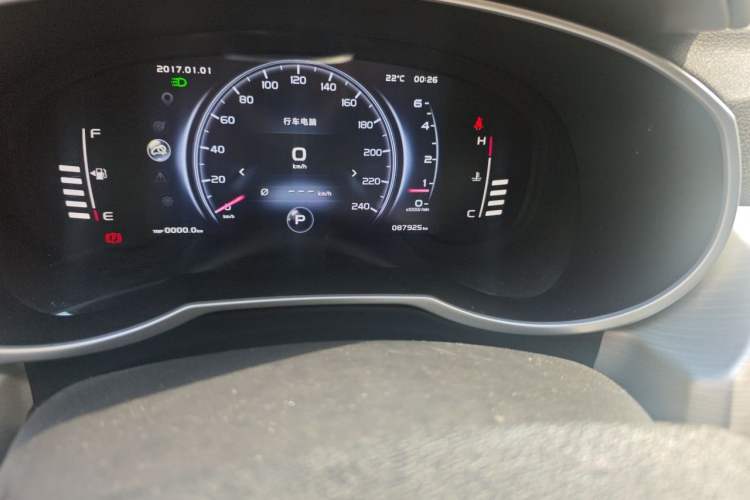 Used Geely Auto Emgrand X7 Sport 2020 1.8TD DCT Two-Wheel Drive Smart Connect 4G-Enabled Version Odometer Close Up