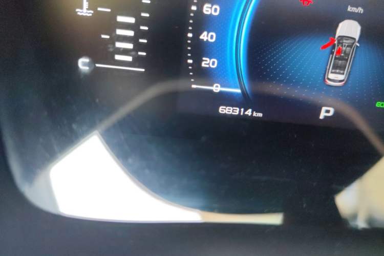 Used Geely Auto Emgrand X7 Sport 2020 1.5TD Automatic Smart Connect PRO Odometer Close Up