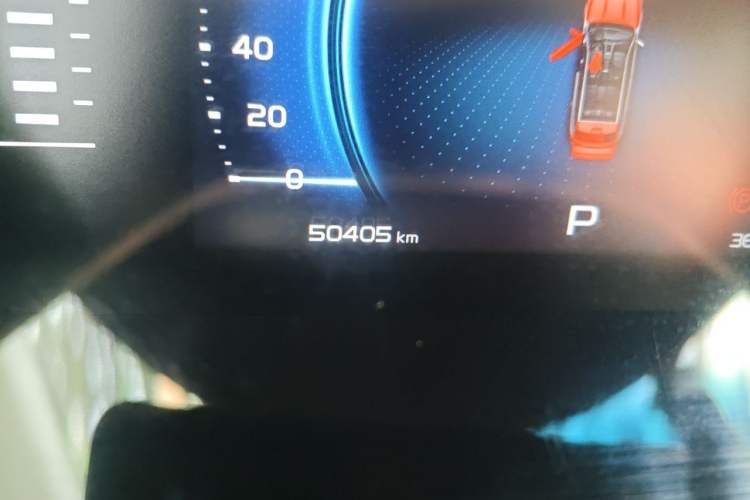 Used Geely Auto Emgrand X7 Sport 2020 1.5TD Automatic Smart Connect PRO Odometer Close Up