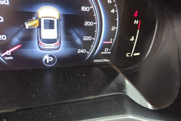 Used Geely Auto Emgrand X7 Sport 2020 1.8TD DCT Two-Wheel Drive Smart Connect 4G-Enabled Version Odometer Close Up