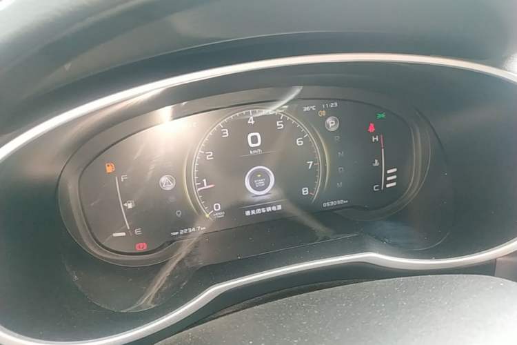 Used Geely Auto Emgrand X7 Sport 2021 Million Edition 1.8TD DCT Two-Wheel Drive Comfort Model Instrument Cluster