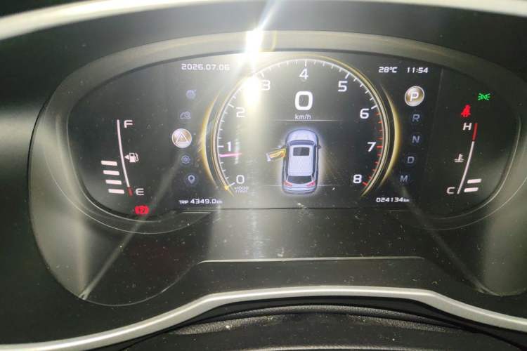 Used Geely Auto Emgrand X7 Sport 2021 Million Edition 1.8TD DCT Two-Wheel Drive Comfort Model Instrument Cluster