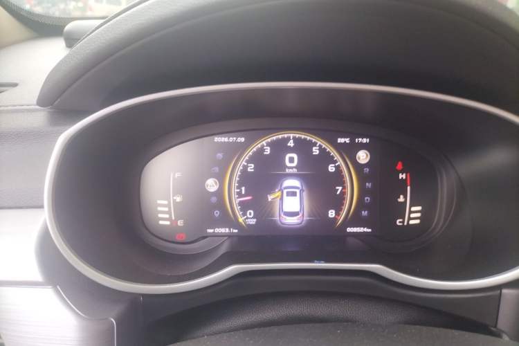 Used Geely Auto Emgrand X7 Sport 2021 Million Edition 1.8TD DCT Two-Wheel Drive Comfort Model Instrument Cluster