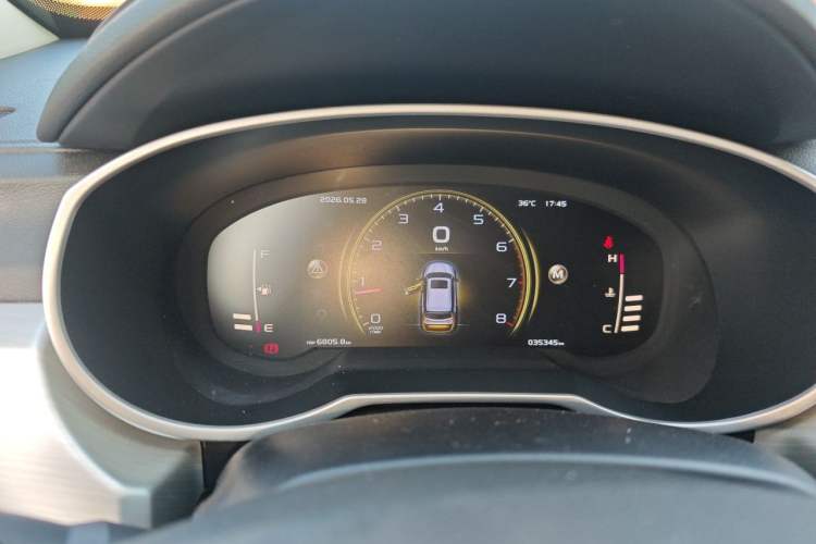 Used Geely Auto Emgrand X7 Sport 2021 Million Edition 1.8TD Manual Two-Wheel Drive Comfort Model Instrument Cluster
