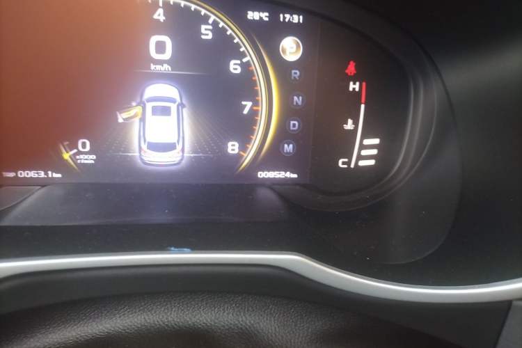 Used Geely Auto Emgrand X7 Sport 2021 Million Edition 1.8TD DCT Two-Wheel Drive Comfort Model Odometer Close Up