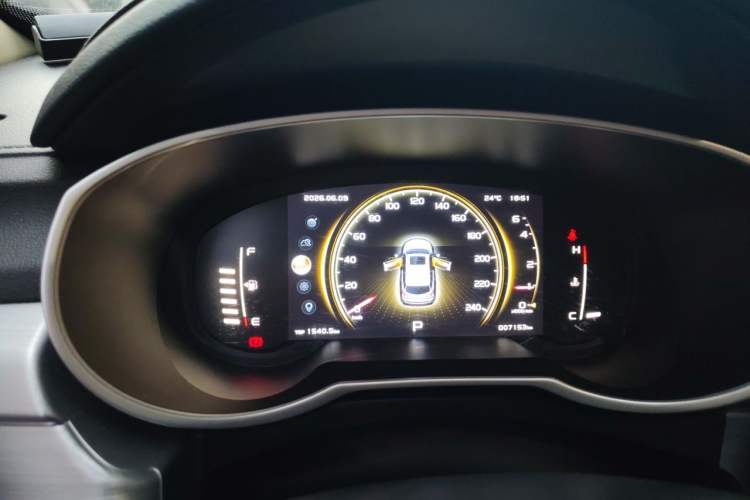Used Geely Auto Emgrand X7 Sport 2021 Million Edition 1.8TD DCT Two-Wheel Drive Comfort Model Instrument Cluster