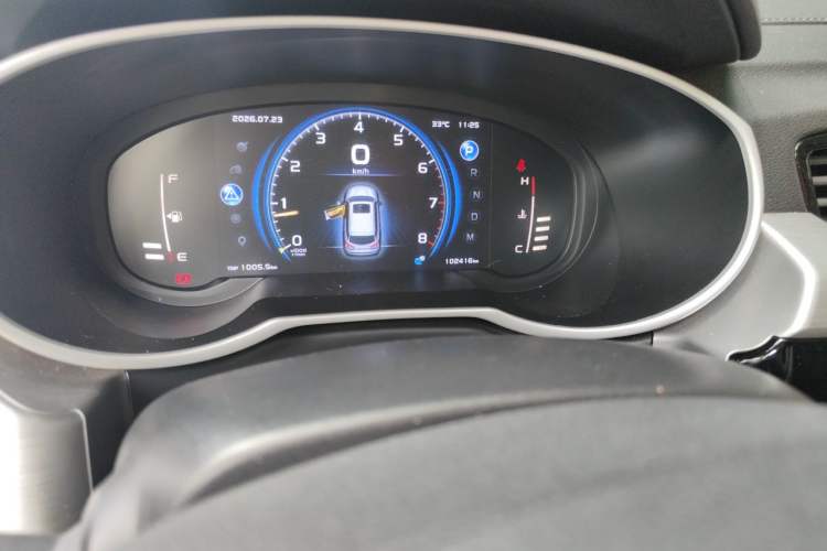 Used Geely Auto Emgrand X7 Sport 2021 Million Edition 1.8TD DCT Two-Wheel Drive Comfort Model Odometer Close Up