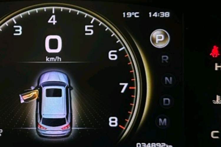 Used Geely Auto Emgrand X7 Sport 2021 1.8TD DCT Two-Wheel Drive Asian Games Edition Odometer Close Up