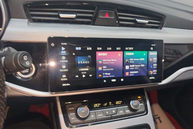 Used Geely Auto Emgrand X7 Sport 2021 Million Edition 1.8TD DCT Two-Wheel Drive Comfort Model Audio And AC Panel