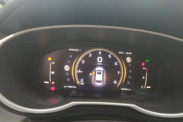 Used Geely Auto Emgrand X7 Sport 2021 Million Edition 1.8TD DCT Two-Wheel Drive Comfort Model Instrument Cluster