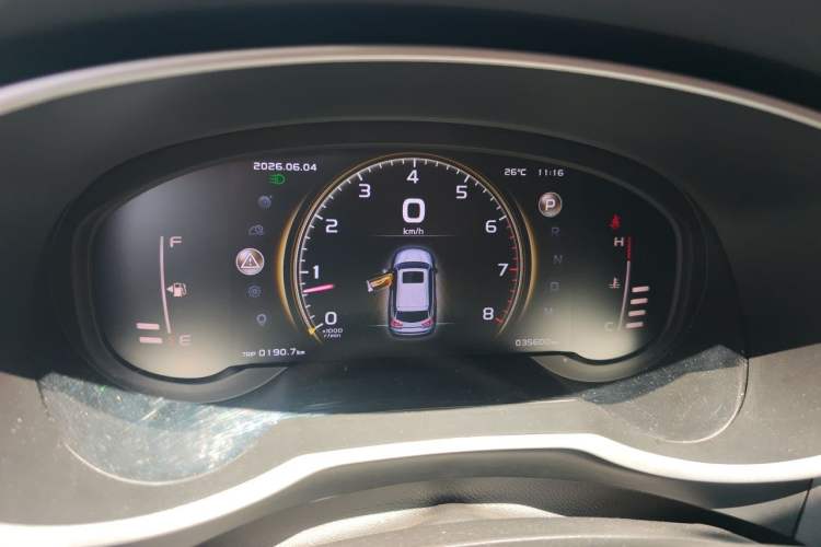 Used Geely Auto Emgrand X7 Sport 2021 Million Edition 1.8TD DCT Two-Wheel Drive Luxury Model Instrument Cluster