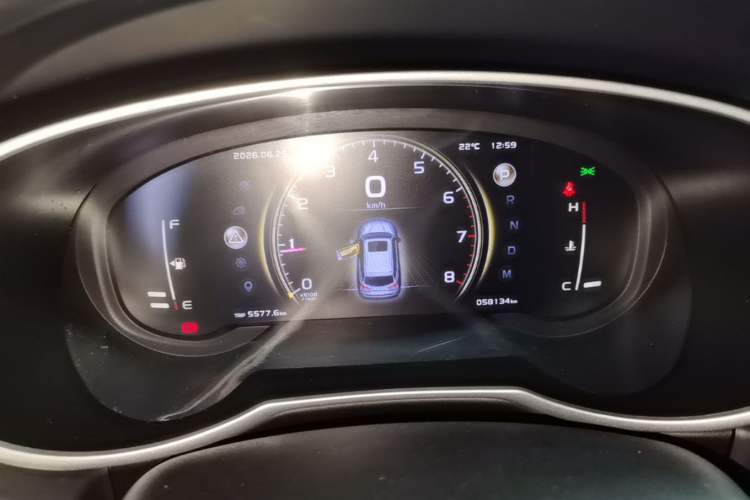 Used Geely Auto Emgrand X7 Sport 2021 Million Edition 1.8TD DCT Two-Wheel Drive Comfort Model Instrument Cluster