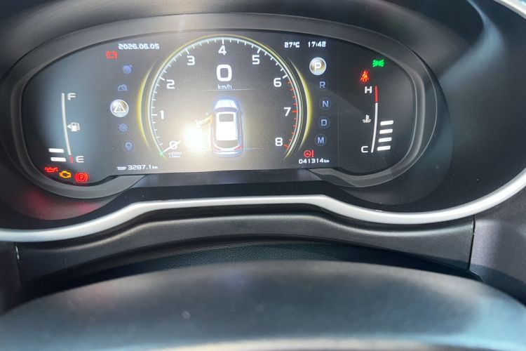 Used Geely Auto Emgrand X7 Sport 2021 Million Edition 1.8TD DCT Two-Wheel Drive Comfort Model Odometer Close Up