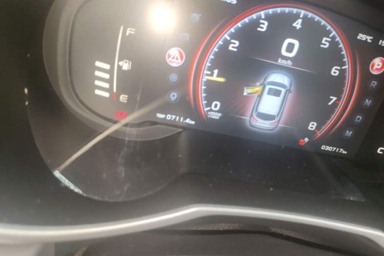 Used Geely Auto Emgrand X7 Sport 2021 1.8TD DCT Two-Wheel Drive Asian Games Comfort Edition Odometer Close Up