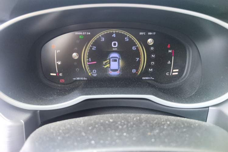 Used Geely Auto Emgrand X7 Sport 2021 Million Edition 1.8TD DCT Two-Wheel Drive Luxury Model Odometer Close Up