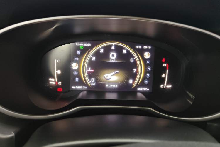 Used Geely Auto Emgrand X7 Sport 2021 Million Edition 1.8TD DCT Two-Wheel Drive Luxury Model Odometer Close Up