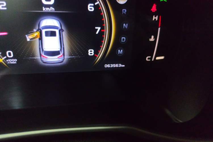 Used Geely Auto Emgrand X7 Sport 2021 Million Edition 1.8TD DCT Two-Wheel Drive Luxury Model Odometer Close Up