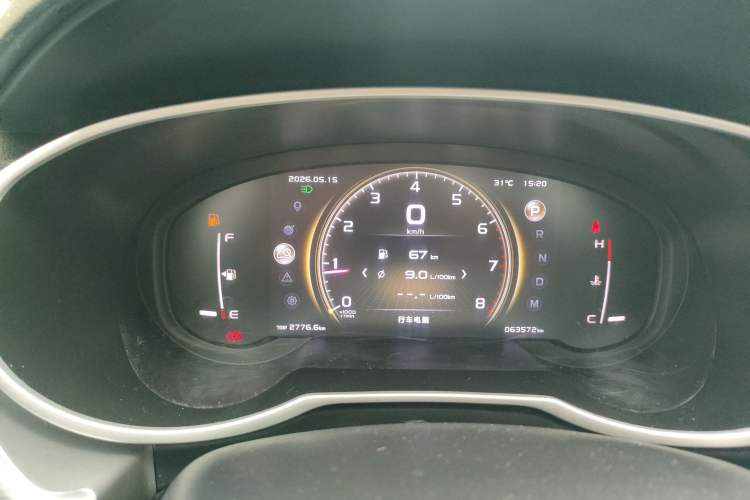 Used Geely Auto Emgrand X7 Sport 2021 1.8TD DCT Two-Wheel Drive Asian Games Edition Odometer Close Up