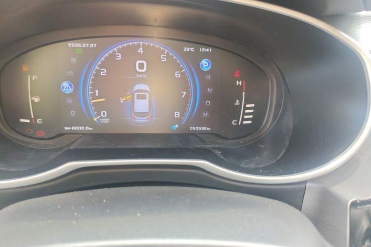 Used Geely Auto Emgrand X7 Sport 2021 Million Edition 1.8TD DCT Two-Wheel Drive Luxury Model Odometer Close Up