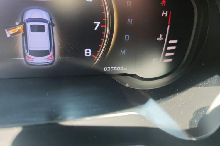 Used Geely Auto Emgrand X7 Sport 2021 Million Edition 1.8TD DCT Two-Wheel Drive Luxury Model Odometer Close Up