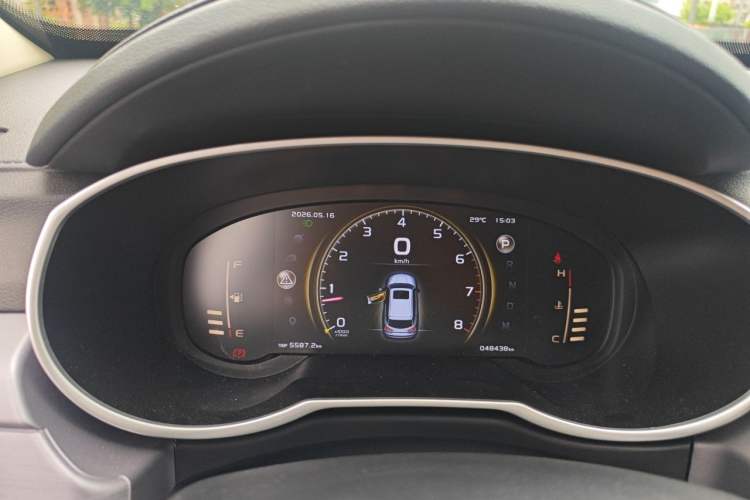 Used Geely Auto Emgrand X7 Sport 2021 Million Edition 1.8TD DCT Two-Wheel Drive Luxury Model Odometer Close Up