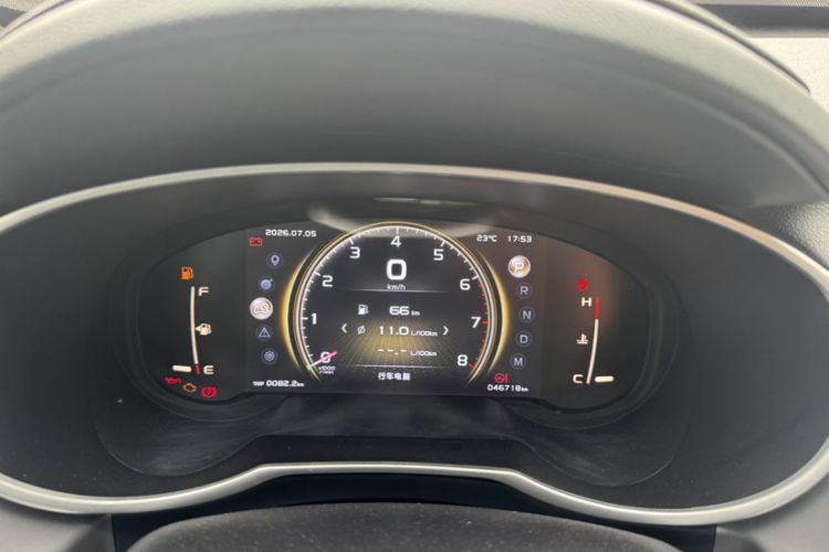 Used Geely Auto Emgrand X7 Sport 2021 1.8TD DCT Two-Wheel Drive Asian Games Comfort Edition Odometer Close Up